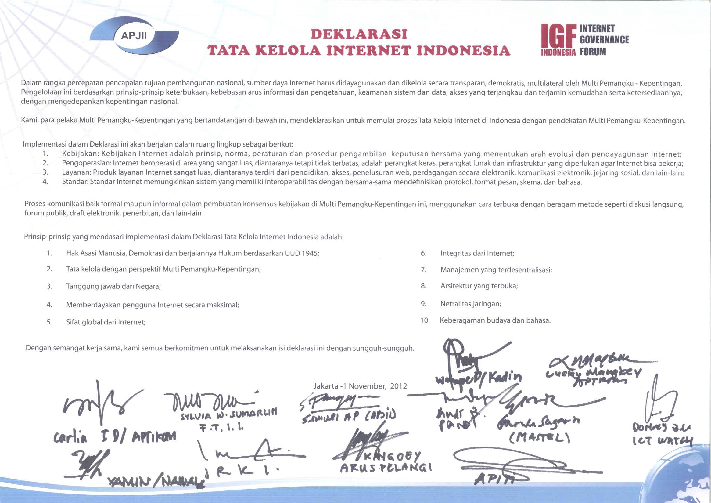 Deklarasi ID-IGF 1
